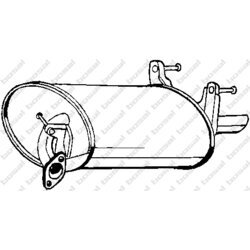 Koncový tlmič výfuku KLOKKERHOLM 228-427