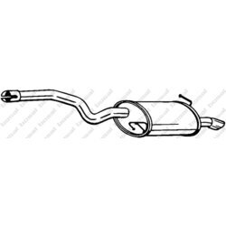 Koncový tlmič výfuku KLOKKERHOLM 105-229