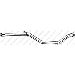 Výfukové potrubie KLOKKERHOLM 900-017