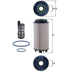 Palivový filter KNECHT KX 403/1KIT