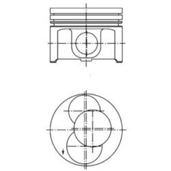 Piest KOLBENSCHMIDT 40093700