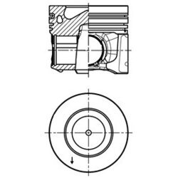 Piest KOLBENSCHMIDT 42030600 - obr. 1