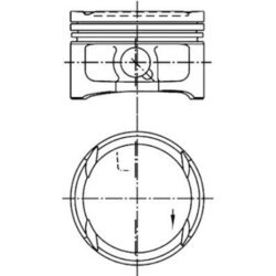 Piest KOLBENSCHMIDT 99563601 - obr. 2