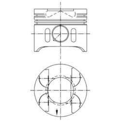 Piest KOLBENSCHMIDT 40304600