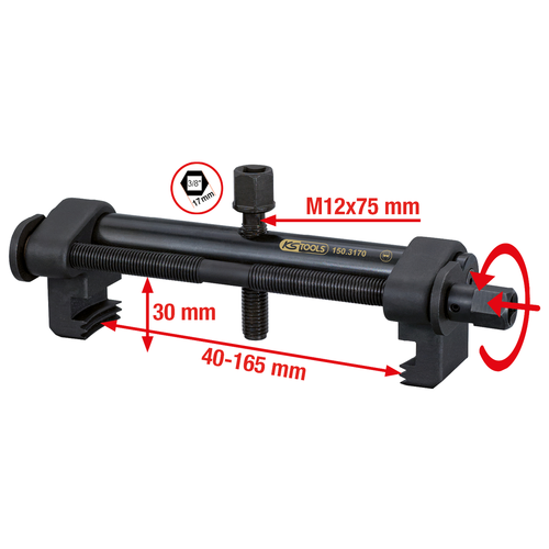 Univerzálny sťahovák ryhovanej remenice Ø 40-165 mm