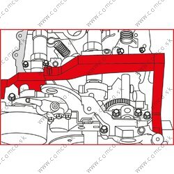 Súprava náradia na nastavenie motora pre BMW / Mini / PSA, 7-dielna, 1,4+1,6 motory - obr. 2