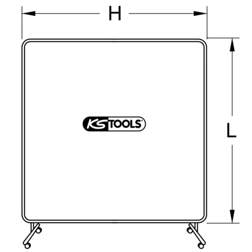 Remeň pre zváračskú ochrannú stenu /KS-Tools/ - obr. 6