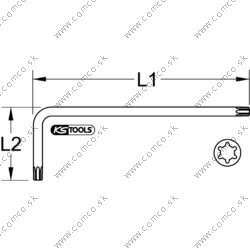 RIBE® uhlový čapový kľúč, krátky, M16 - obr. 1