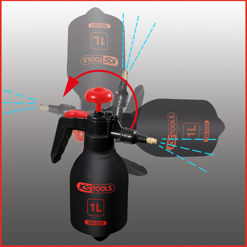 Univerzálny tlakový rozprašovač, 2 l /KS-Tools/ - obr. 8