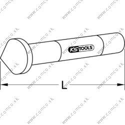 Obrubový kónus, Ø 10-22mm, 131mm - obr. 1