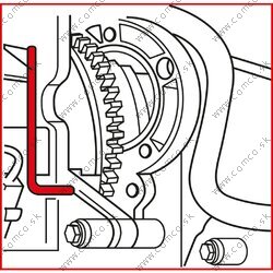 Súprava náradia na nastavenie motora pre Ford / Land Rover / PSA / Volvo, 6-dielna - obr. 3