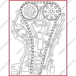 Súprava náradia na nastavenie motora pre GM / Isuzu / Opel / Saab, 36-dielna - obr. 3