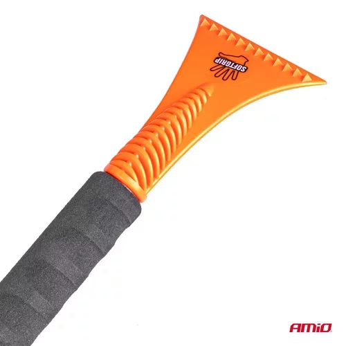 Škrabka s metličkou a teleskopickou rukoväťou – softgrip 84-118 cm KUFIETA - obr. 1