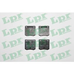 Sada brzdových platničiek kotúčovej brzdy LPR 05P165