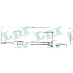 Lanko ovládania spojky LPR C0091C