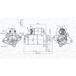 Štartér MAGNETI MARELLI 063721415010