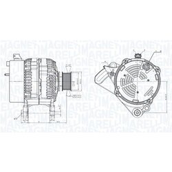 Alternátor MAGNETI MARELLI 063730733010