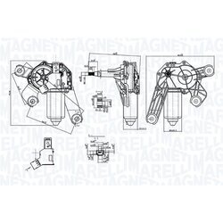 Motor stieračov MAGNETI MARELLI 064074100010