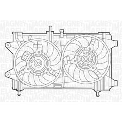 Ventilátor chladenia motora MAGNETI MARELLI 069422046010