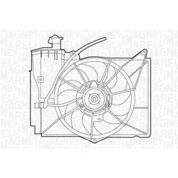 Ventilátor chladenia motora MAGNETI MARELLI 069422360010