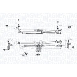 Mechanizmus stieračov MAGNETI MARELLI 085570715010