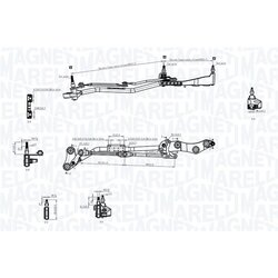 Mechanizmus stieračov MAGNETI MARELLI 085570730010 - obr. 2