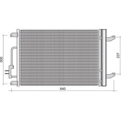 Kondenzátor klimatizácie MAGNETI MARELLI 350203389000