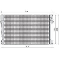 Kondenzátor klimatizácie MAGNETI MARELLI 350203452000