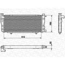 Chladič motora MAGNETI MARELLI 350213604000