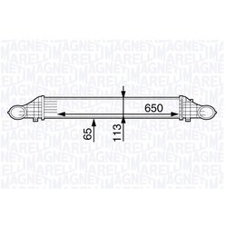 Chladič plniaceho vzduchu MAGNETI MARELLI 351319202140