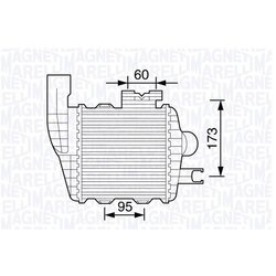 Chladič plniaceho vzduchu MAGNETI MARELLI 351319203470