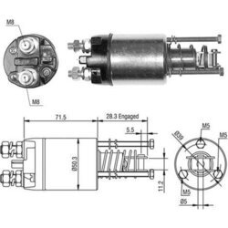 Elektromagnetický spínač pre štartér MAGNETI MARELLI 940113050498