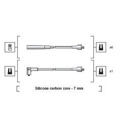 Sada zapaľovacích káblov MAGNETI MARELLI 941318111122