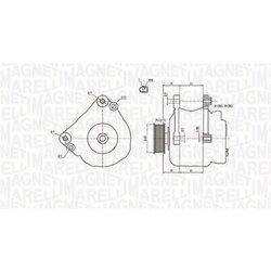 Alternátor MAGNETI MARELLI 063731402010