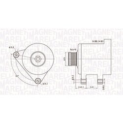 Alternátor MAGNETI MARELLI 063731553010