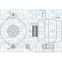 Alternátor MAGNETI MARELLI 063732004010