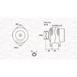 Alternátor MAGNETI MARELLI 063732023010