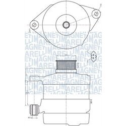 Alternátor MAGNETI MARELLI 063732192010