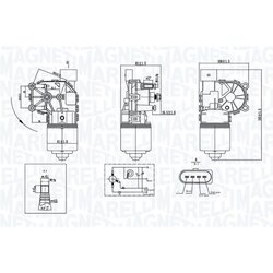 Motor stieračov MAGNETI MARELLI 064375200010 - obr. 1