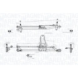 Mechanizmus stieračov MAGNETI MARELLI 085570729010 - obr. 1