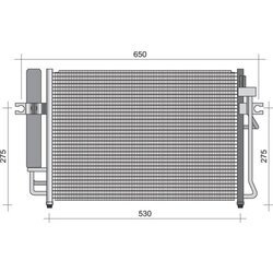 Kondenzátor klimatizácie MAGNETI MARELLI 350203356000