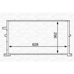 Kondenzátor klimatizácie MAGNETI MARELLI 350203607000
