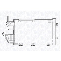 Kondenzátor klimatizácie MAGNETI MARELLI 350203635000