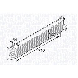 Chladič plniaceho vzduchu MAGNETI MARELLI 351319201990