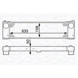 Chladič plniaceho vzduchu MAGNETI MARELLI 351319202390