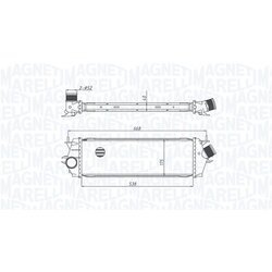 Chladič plniaceho vzduchu MAGNETI MARELLI 351319205340