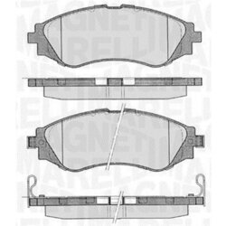 Sada brzdových platničiek kotúčovej brzdy MAGNETI MARELLI 363916060206