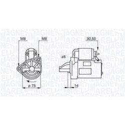 Štartér MAGNETI MARELLI 063522611010