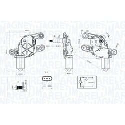 Motor stieračov MAGNETI MARELLI 064070400010