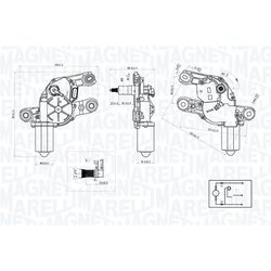 Motor stieračov MAGNETI MARELLI 064075200010